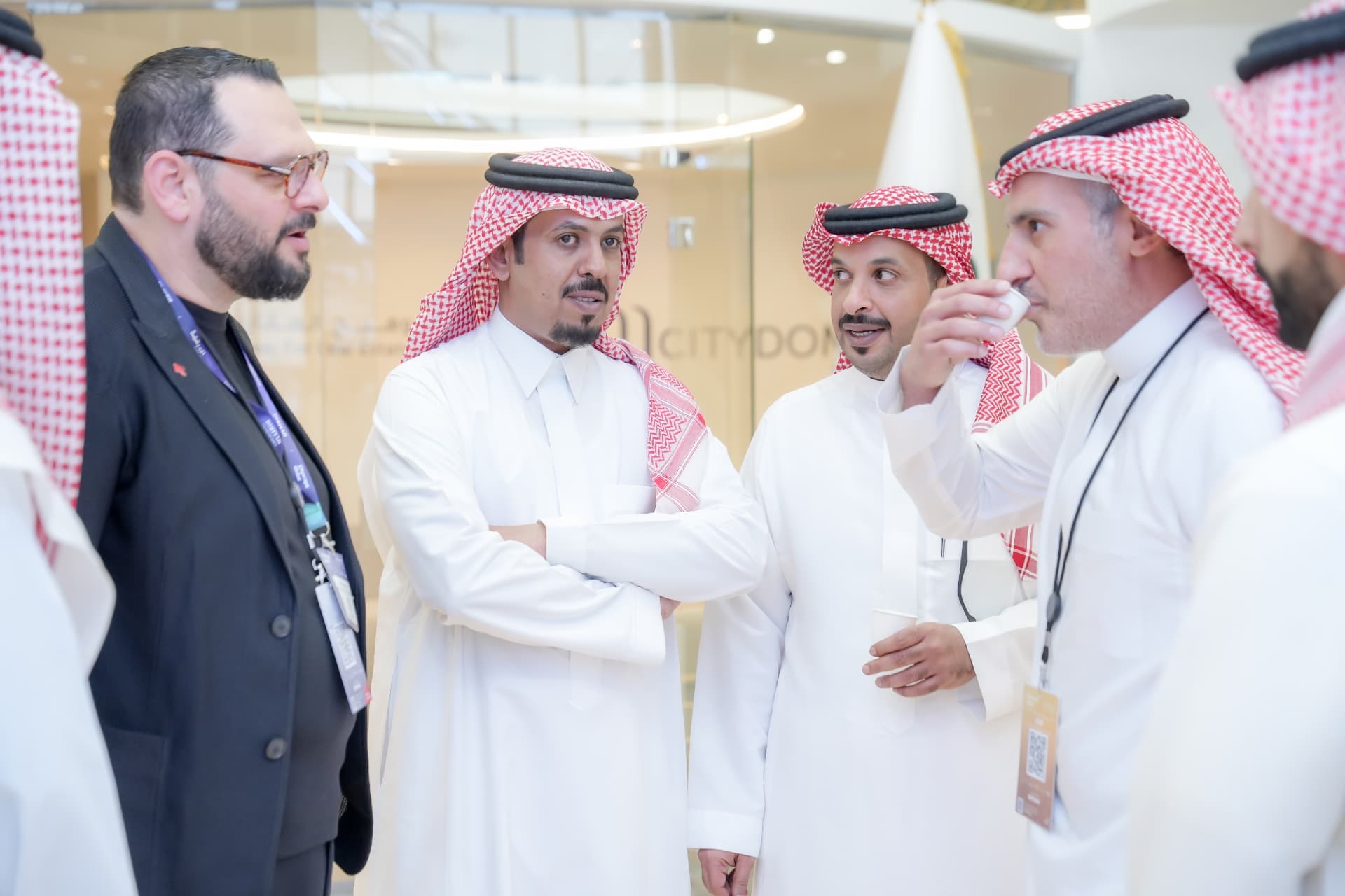 الرئيس التنفيذي للسجل العقاري والرئيس التنفيذي لشركة مدينة مصر يزوران جناح وهيج العقارية في سيتي سكيب